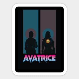 When avatrice collide Sticker